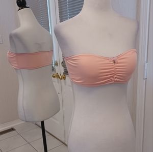 $4 Add-on Peach/Pink Bandeau - Size Small